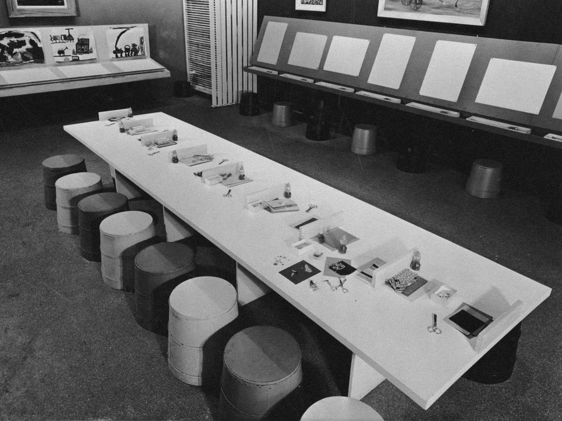 Children's art classes at MoMA. Source - MoMA Exhibition history https://www.moma.org/calendar/exhibitions/history/